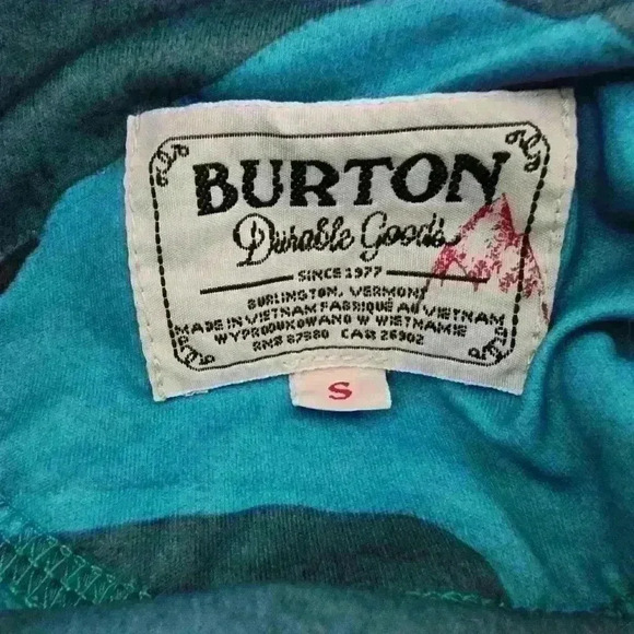 Burton hoodie with thumb holes size small - Picture 6 of 7